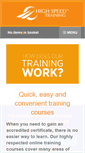 Mobile Screenshot of highspeedtraining.co.uk