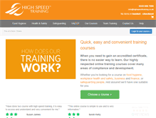 Tablet Screenshot of highspeedtraining.co.uk